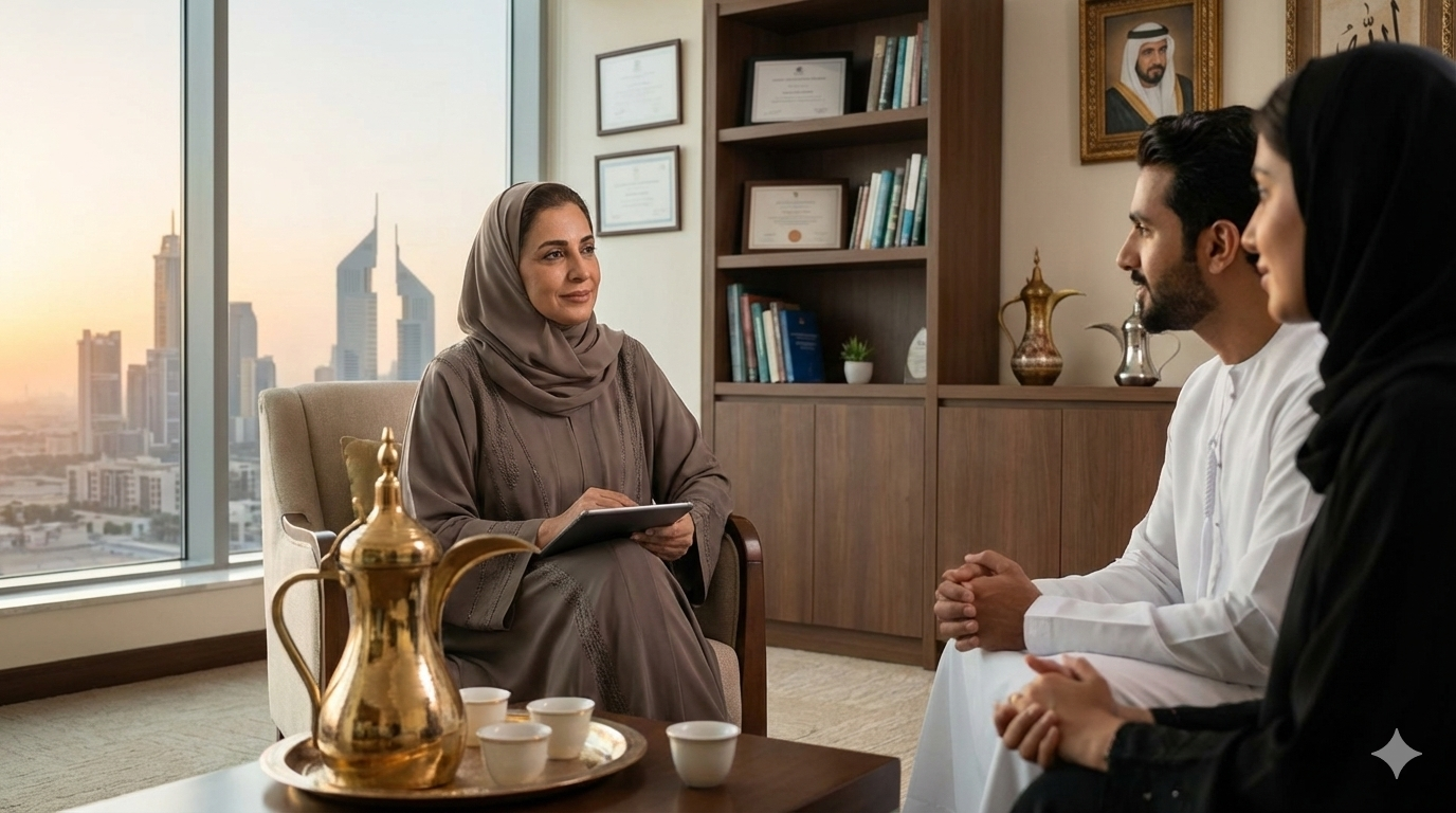الشيخة المنصوري خبيرة الاستشارات الأسرية والتربية الواعية في قطر والخليج مؤسسة منصة NextJeel جيل الغد